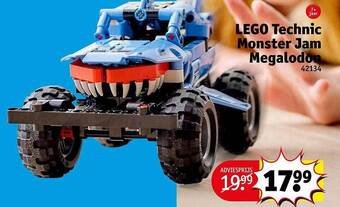 Kruidvat Lego technic monster jam megalodon aanbieding
