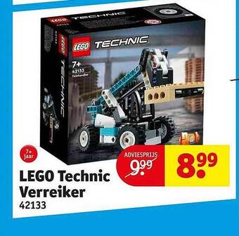 Kruidvat Lego technic verreiker aanbieding