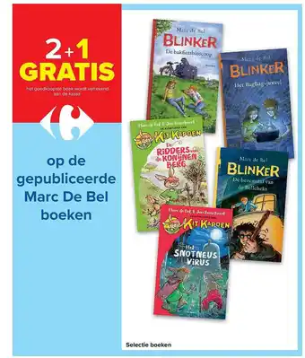 Hyper Carrefour 2+1 gratis marc de bel boeken aanbieding