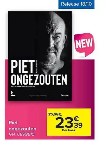 Piet ongezouten boek