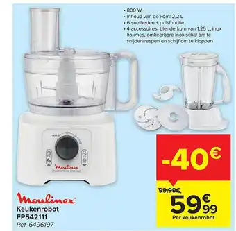 Moulinex keukenrobot fp542111