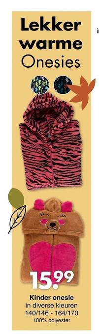 Wibra Kinder onesie aanbieding