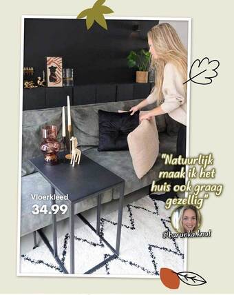 Wibra Vloerkleed aanbieding