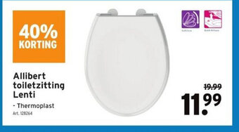 GAMMA Allibert Toiletzitting Lenti aanbieding