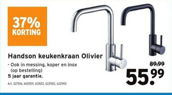 GAMMA Handson Keukenkraan Olivier aanbieding
