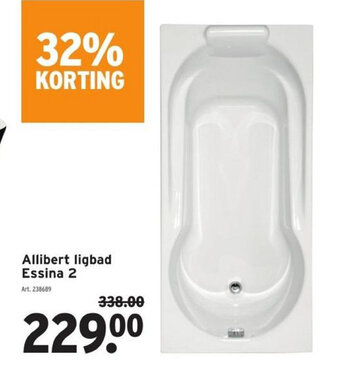 GAMMA Allibert Ligbad Essina 2 aanbieding
