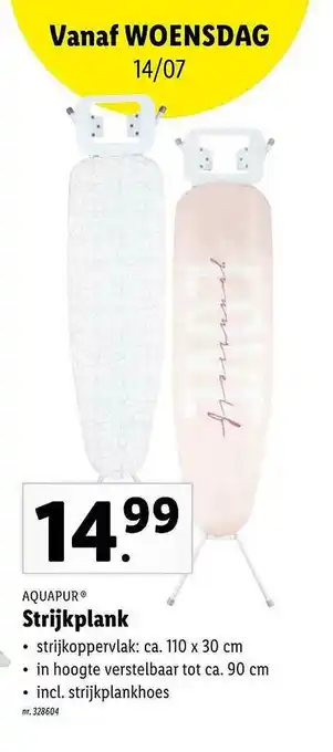 Aquapur Strijkplank