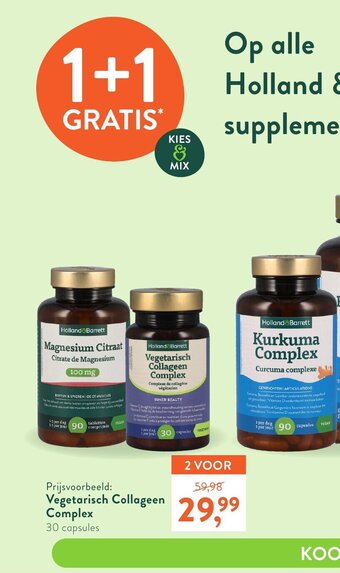 Vegetarisch collageen complex