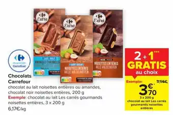 Carrefour Carrefour Chocolats aanbieding