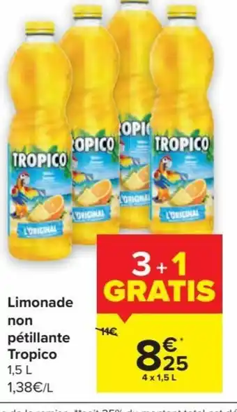 Tropico Limonade Non Petillante 1.5L