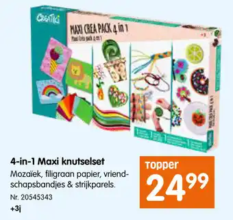 Fun 4-in-1 Maxi knutselset aanbieding