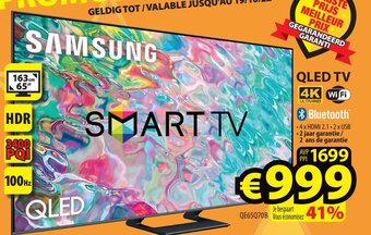 ElectroStock Samsung QLED TV aanbieding