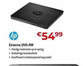 Hp externe dvdrw