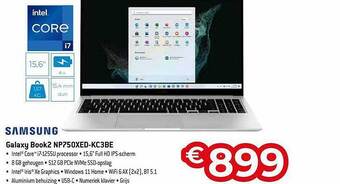 Exellent Samsung galaxy book2 aanbieding