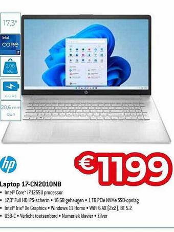Exellent Hp laptop 17 aanbieding