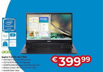 Exellent Acer aspire 3 aanbieding