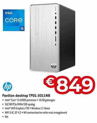 Exellent Hp pavilion desktop aanbieding