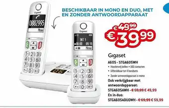 Exellent Gigaset a605 aanbieding