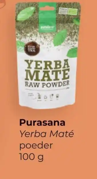 Bio Planet Purasana yerba mate poeder 100g aanbieding