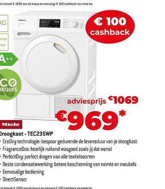 Miele droogkast