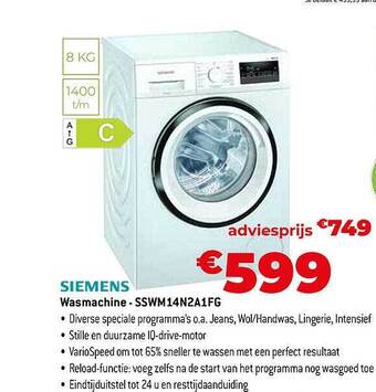 Exellent Siemens wasmachine aanbieding