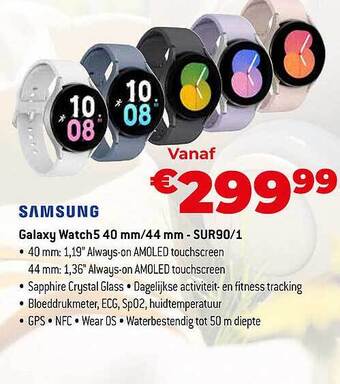 Exellent Samsung galaxy watch5 aanbieding