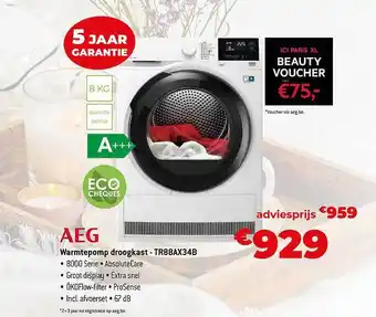 Exellent Aeg warmtepomp droogkast aanbieding