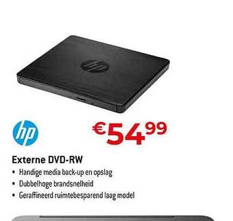 Exellent Hp externe dvdrw aanbieding