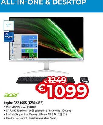 Exellent Acer aspire aanbieding