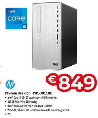 Exellent Hp pavilion desktop aanbieding