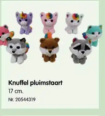 Fun Knuffel pluimstaart aanbieding