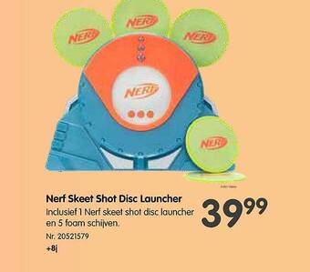 Fun Nerf skeet shot disc launcher aanbieding
