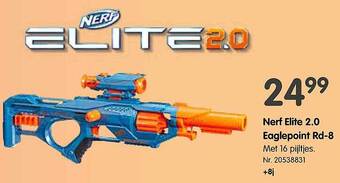 Fun Nerf elite 2.0 eaglepoint rd8 aanbieding