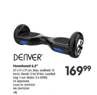 Fun Denver hoverboard 6,5 aanbieding