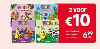 Fun Bumba boek met flapjes aanbieding
