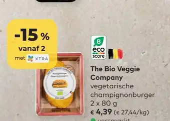 Bio Planet The bio veggie company vegetarische champignonburger aanbieding