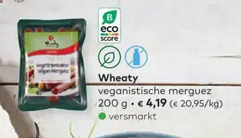 Wheaty veganistiche merguez 200g