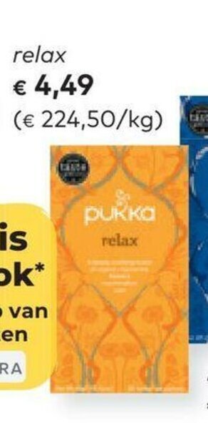 Bio Planet Pukka relax aanbieding