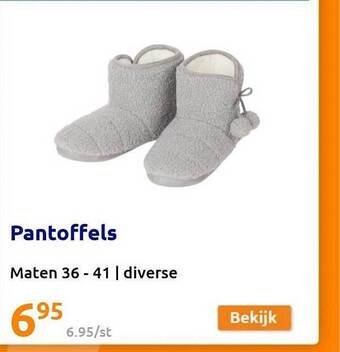 Action Pantoffels aanbieding