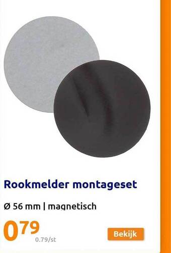 Action Rookmelder montageset aanbieding