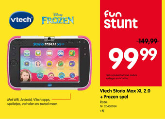 Vtech Storio Max XL 2.0 + Frozen spel