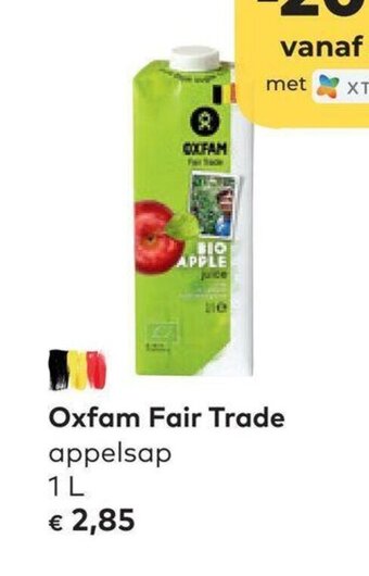 Bio Planet Oxfam Fair Trade Appelsap 1L aanbieding