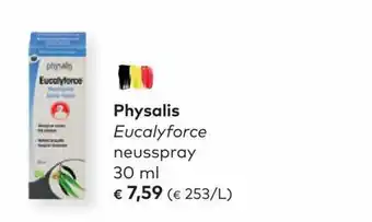 Bio Planet Physalis Eucalyforce Neusspray 30ml aanbieding