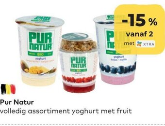 Bio Planet Pur Natur Volledig Assortiment Yoghurt met Fruit aanbieding