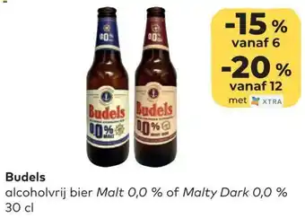 Budels Alcoholvrij Bier Malt 0.0% of Malty Dark 0.0% 30cl