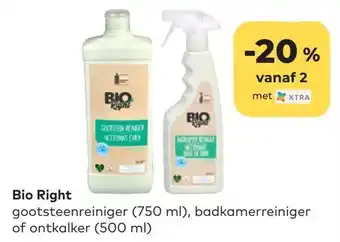 Bio Planet Bio Right Gootsteenreiniger 750ml , Badkamerreiniger of Ontkalker 500ml aanbieding