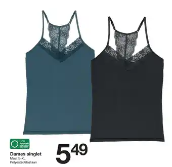 Zeeman Dames Singlet Maat S-XL aanbieding