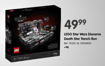 Fun Lego Star Wars Diorama Death Star Trench Run aanbieding