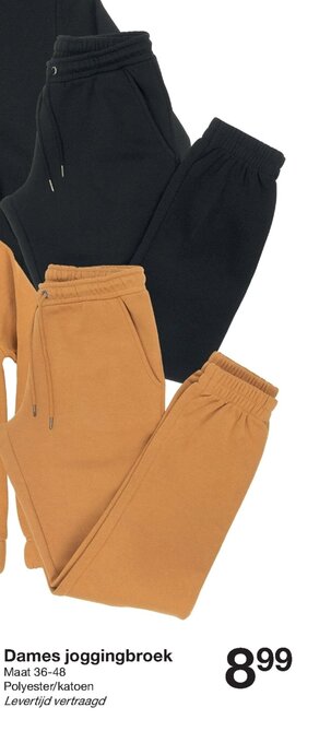 Zeeman Dames Joggingbroek Maat 36-48 aanbieding