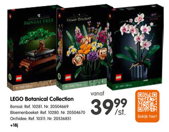Fun Lego Botanical Collection aanbieding